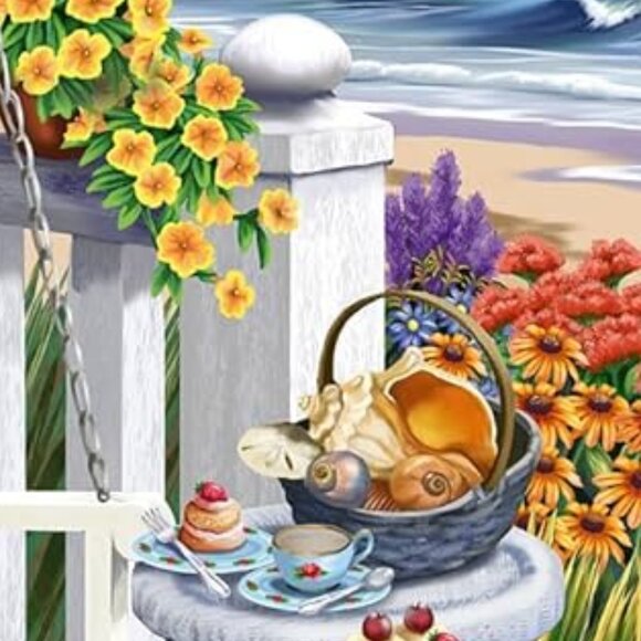 New sealed Ravensburger 300 pcs Large Format Puzzle-Seaside Sunshine - Picture 6 of 13